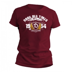 Sportclub Dynamo - T-Shirt - Good Old Times - weinrot