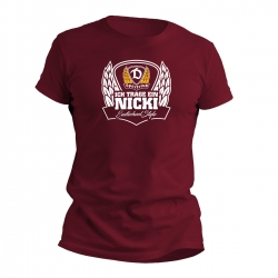 Sportclub Dynamo - T-Shirt - Nicki - weinrot - Gr: 3XL